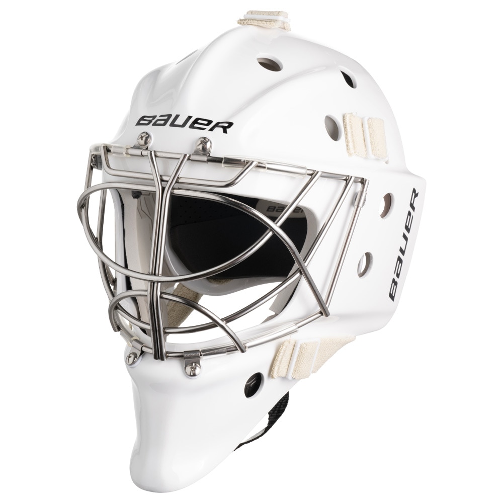 Bauer 960 Keepermaske Hockey Non-Certified Cat Eye Hvit