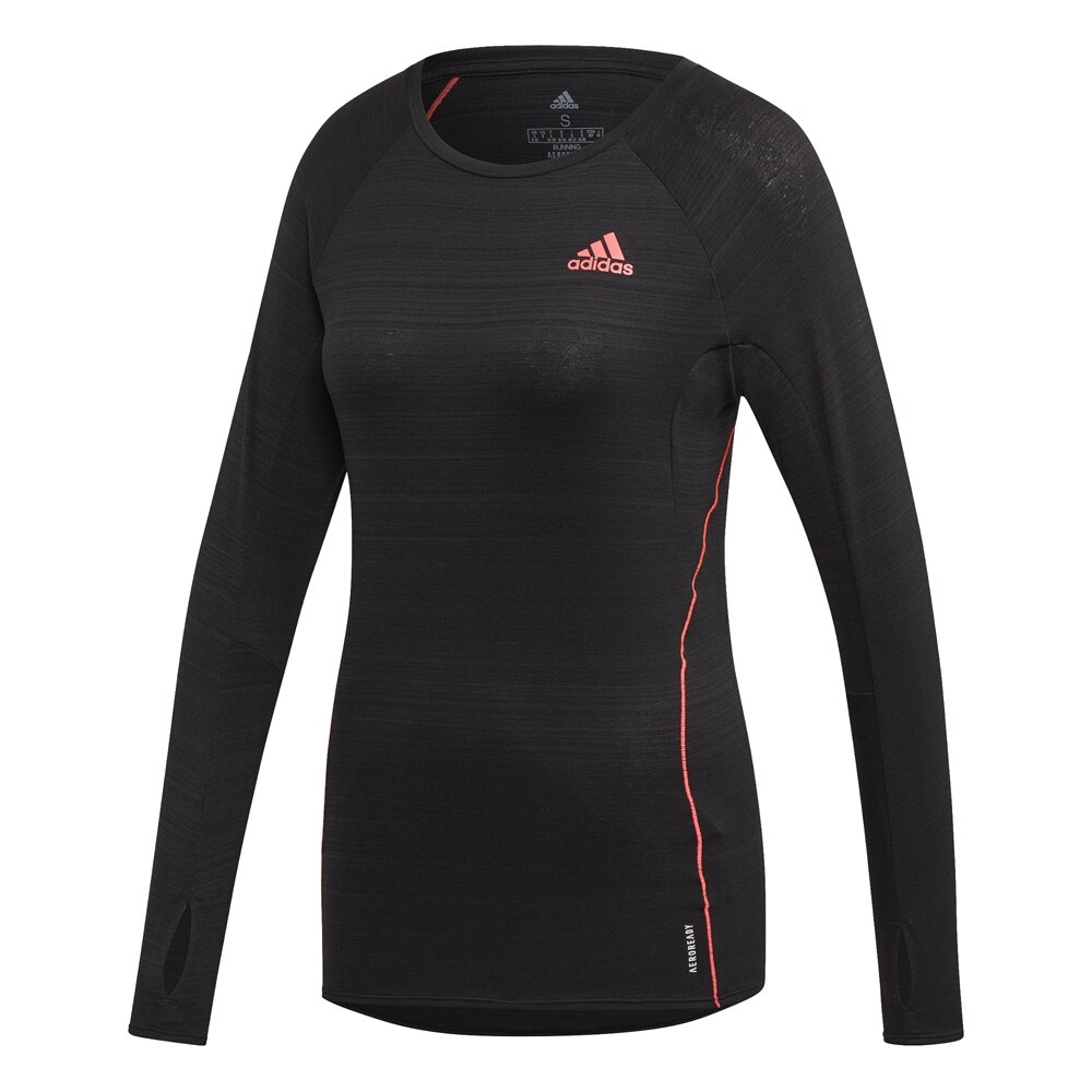 Adidas Runner Langermet Løpetrøye Dame Sort