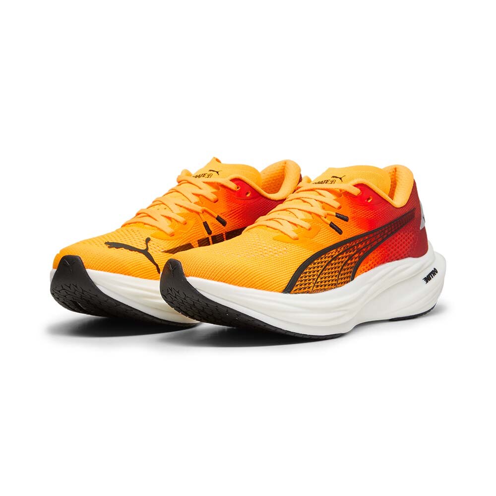 Puma Deviate Nitro 3 Joggesko Herre Oransje/Rød