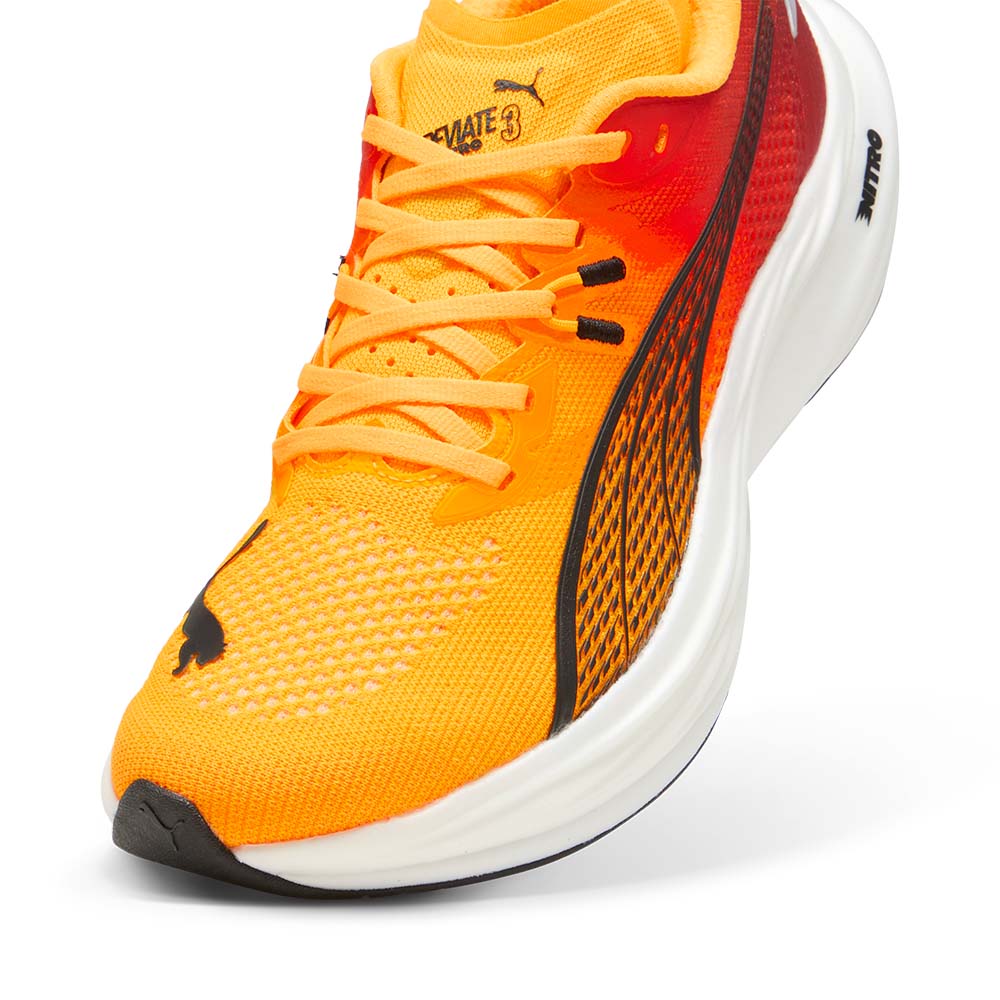 Puma Deviate Nitro 3 Joggesko Herre Oransje/Rød