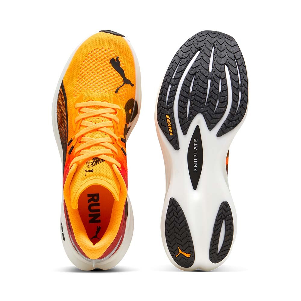 Puma Deviate Nitro 3 Joggesko Herre Oransje/Rød