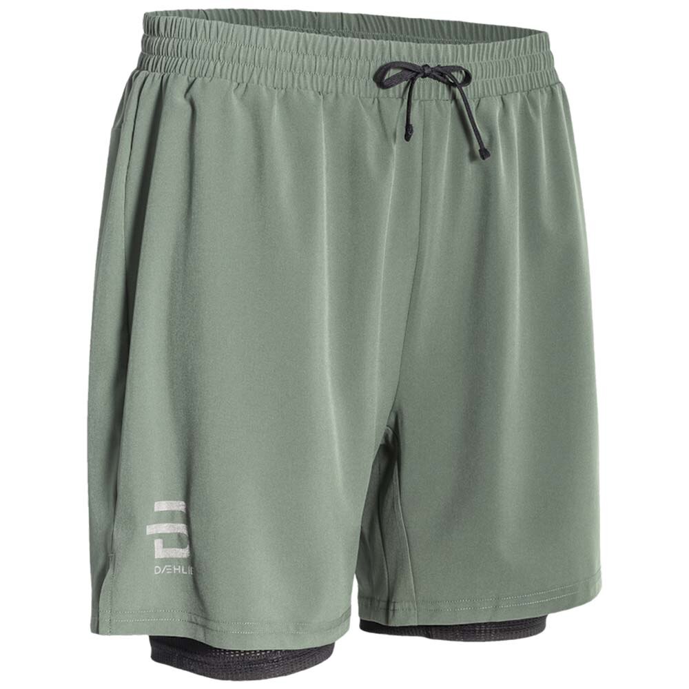 Dæhlie Shorts Run 365 2in1 Herre Grønn
