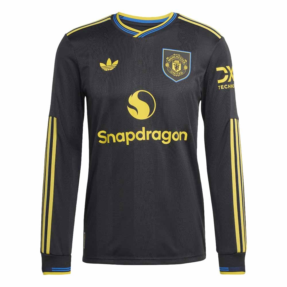 Adidas Manchester United Authentic Langermet Fotballdrakt 25/26 Tredje