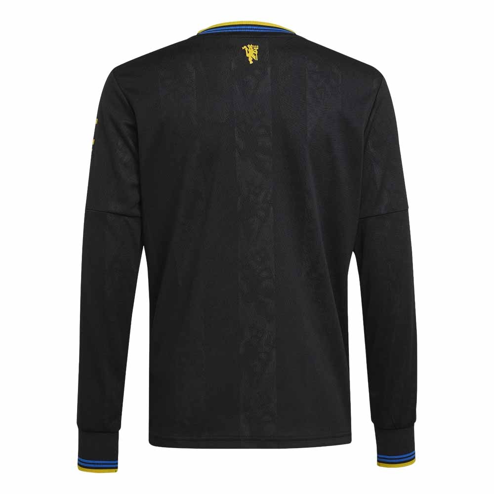 Adidas Manchester United Langermet Fotballdrakt 25/26 Barn Tredje