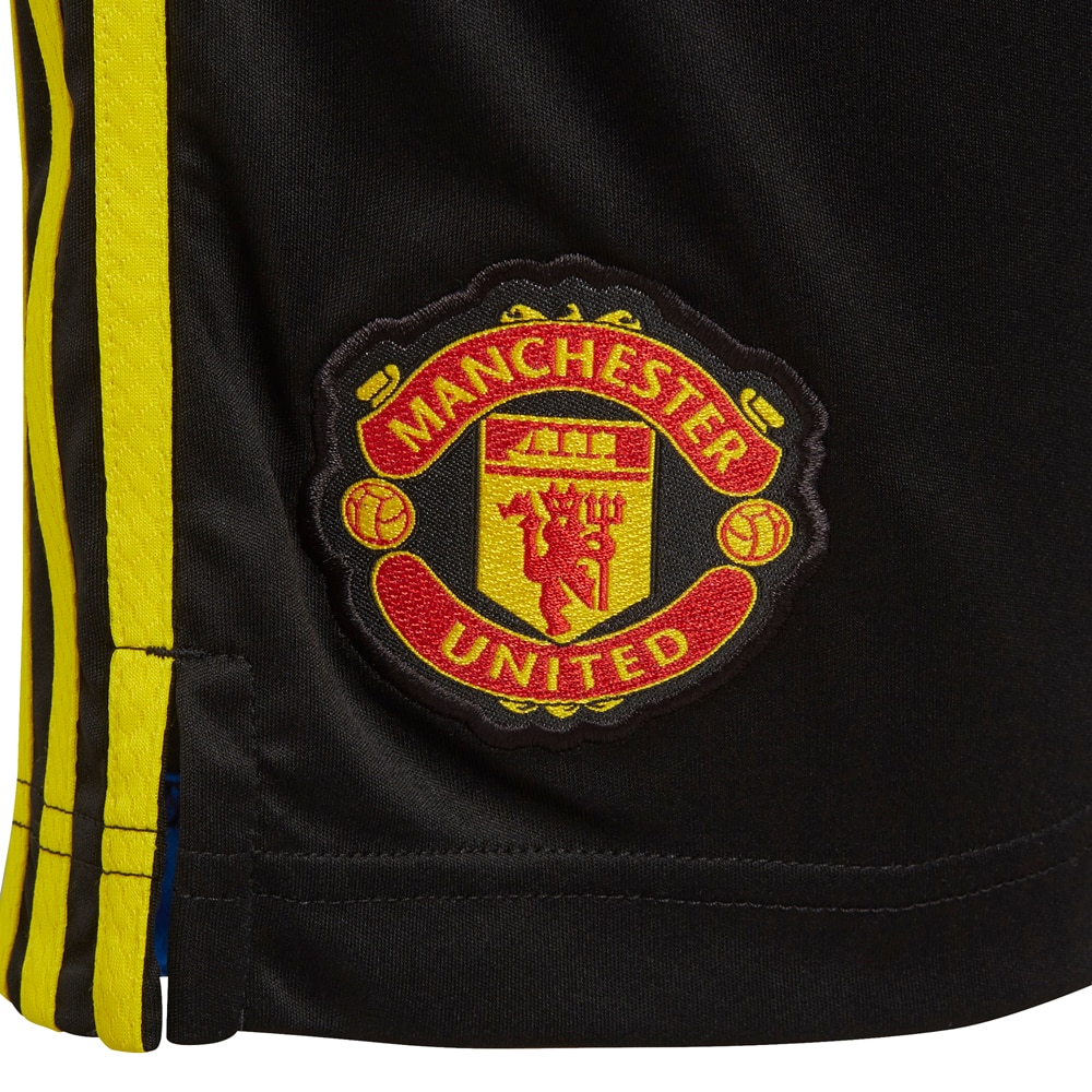 Adidas Manchester United Fotballshorts 21/22 3rd Barn 