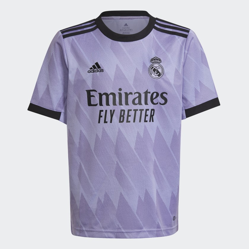 Adidas Real Madrid Fotballdrakt 22/23 Borte Barn